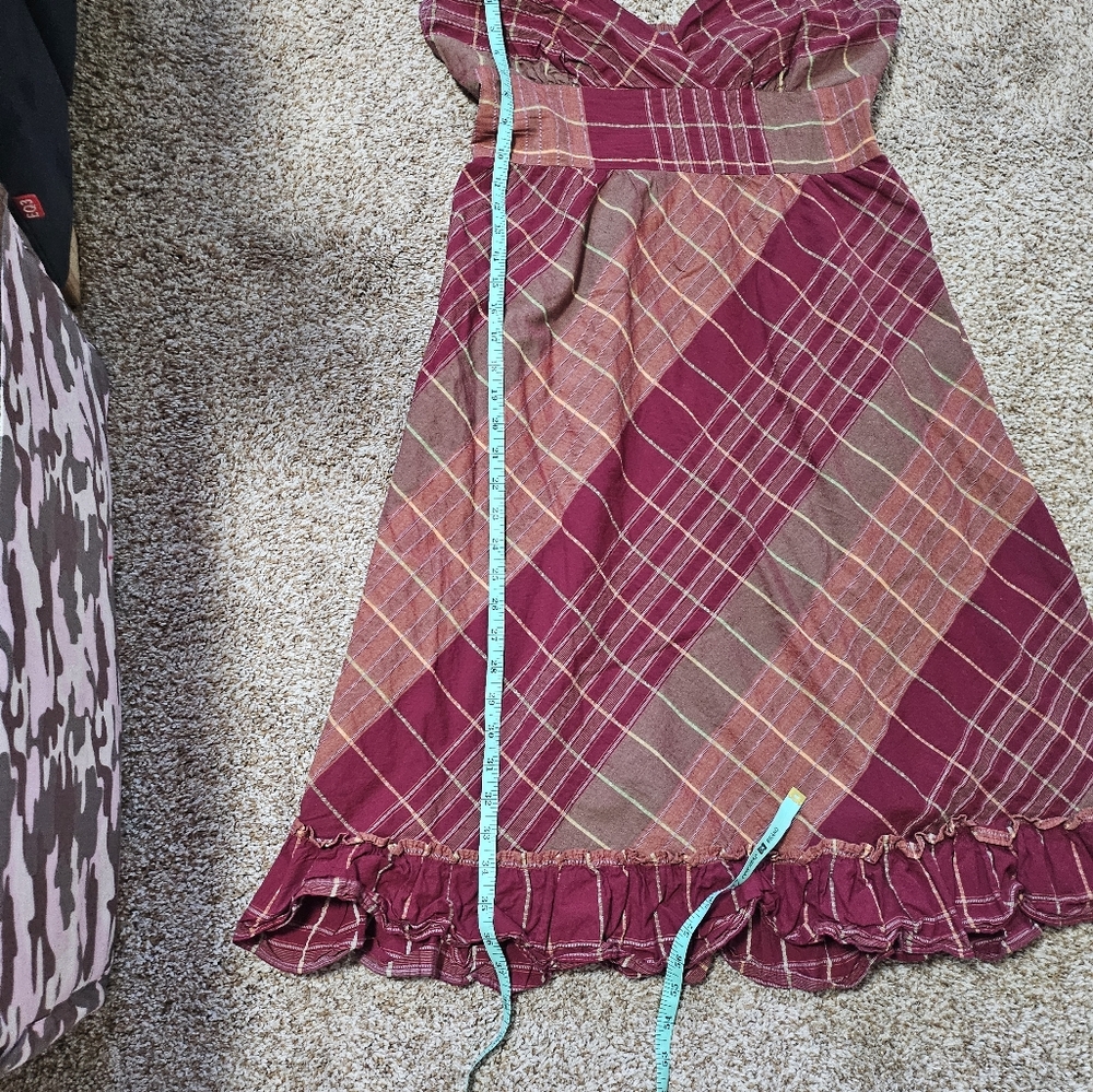APT.9 Burgandy Sun Dress Size 12 - Picture 7 of 8